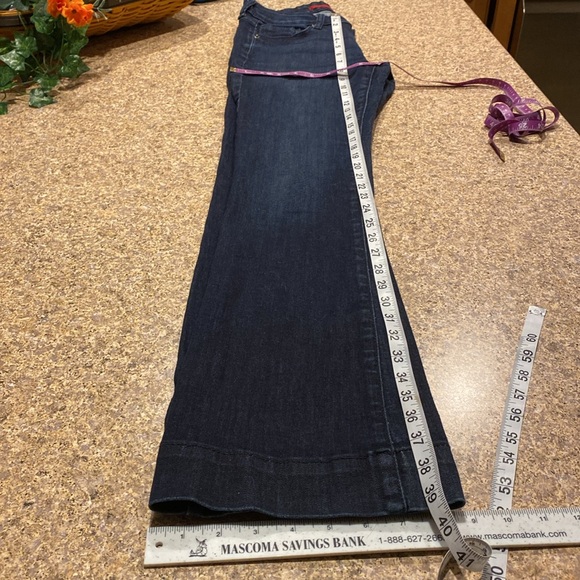 Banana Republic Flare Dark Denim Blue Jeans Limited Edition 28/6 - Picture 11 of 15